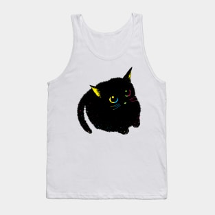 Cute black kitten Tank Top